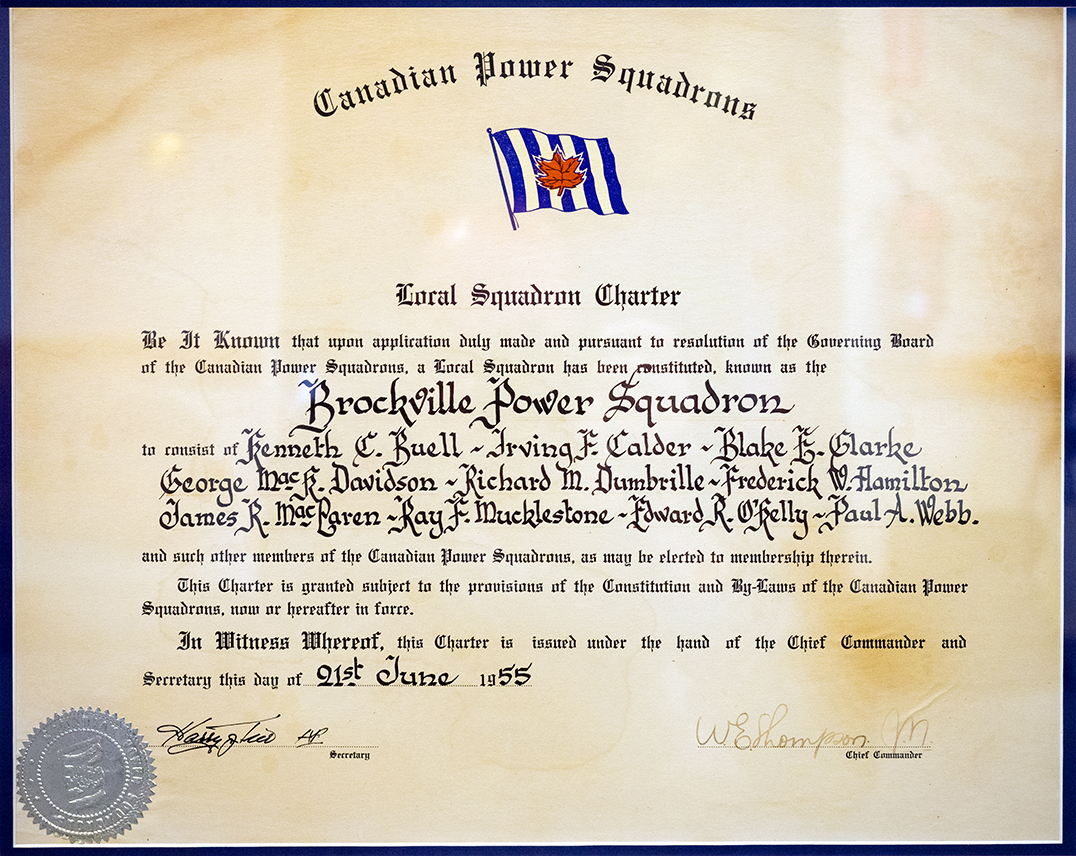 Brockville Squadron Charter