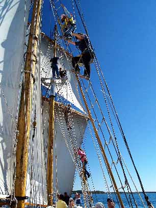 Climbing the Rigging