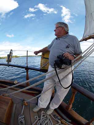 Past Commander and lifelong mariner Cruickshank
